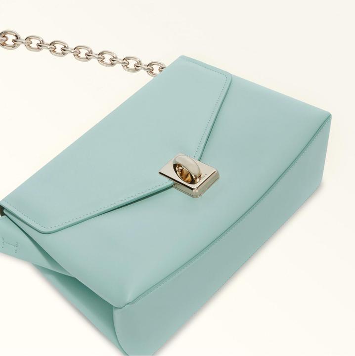 Produktbild Furla meridiana shoulder bag in aquamarine leather