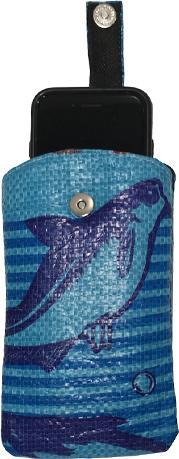 Image du produit Bekos Upcycling - Mobile - Pochette avec languette de traction en sacs d'aliments pour poissons recyclés