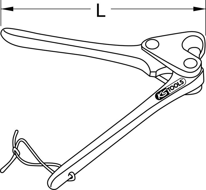 Produktbild KS Tools Blei-Plombenzange, Metallgriff, Länge 130 mm (130 mm)