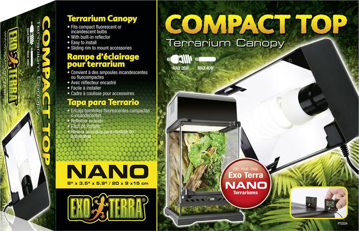 Actual product image Exo Terra Terrarium cover Compact Top 20x9x15cm