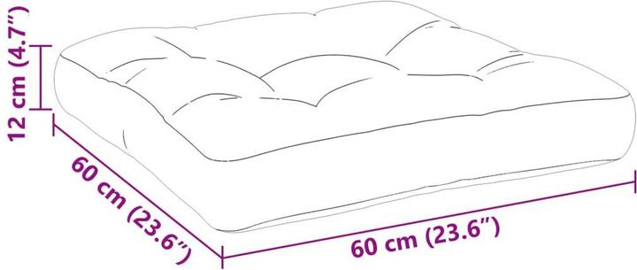 Produktbild VidaXL 10-tlg. Garten-Lounge-Set mit Kissen (60 x 60 cm)