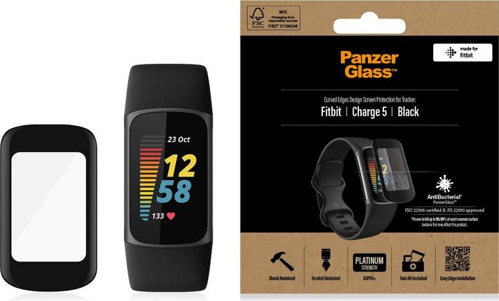 Actual product image PanzerGlass Screen Protector Fitbit Charge 6 | 5