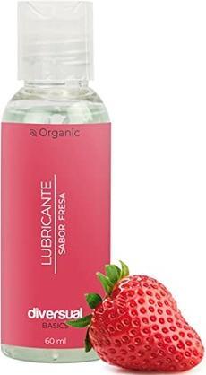 Actual product image Diversual Organic Strawberry Lubricant 60 Ml (60 ml)