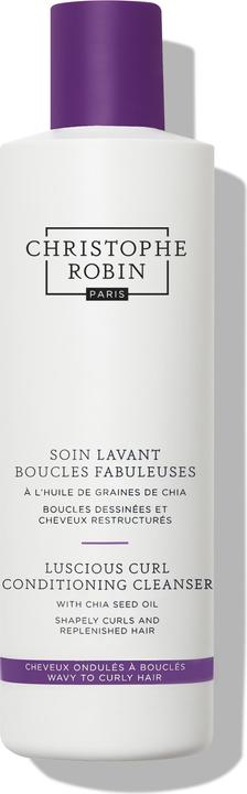 Christophe Robin Luscious Curl Conditioning Cleanser with Chia Seed Oil (250 ml, Liquid shampoo)
