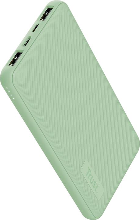 Actual product image Trust POWER BANK USB 10000MAH/PRIMO GREEN 25029 (10000 mAh, 15 W, 15 Wh)