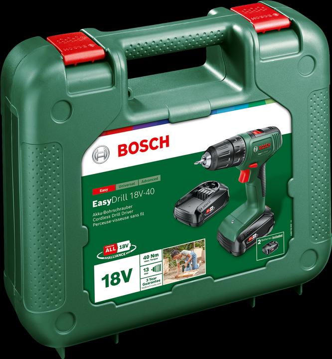 Actual product image Bosch Home & Garden EasyDrill 18V-40 (Rechargeable battery operated)