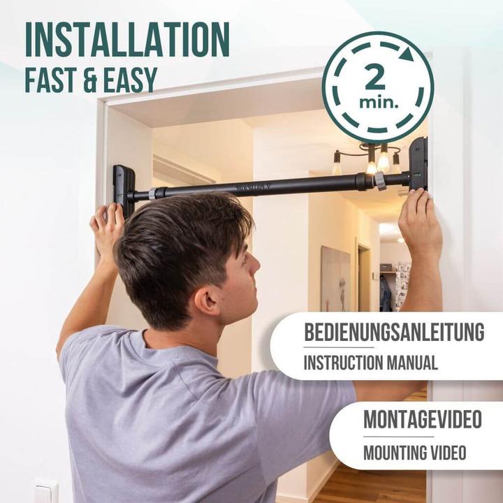 Immagine prodotto Pullup & Dip Barra di sollevamento per il telaio della porta