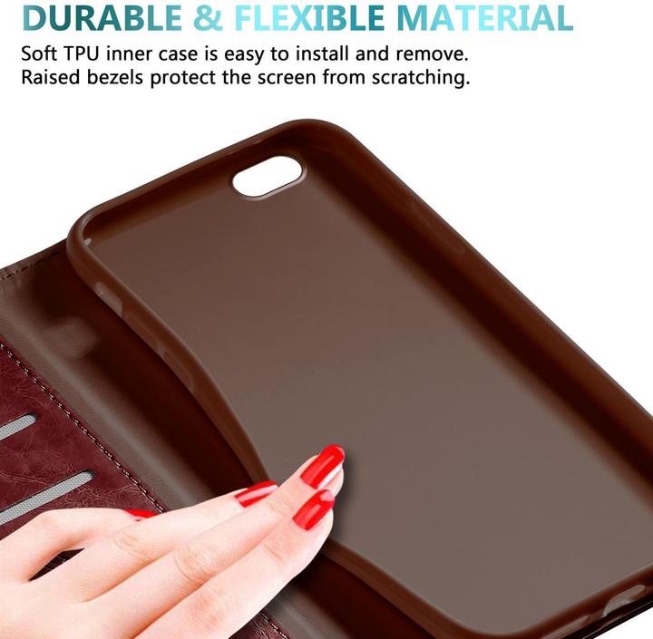 Actual product image Cadorabo Book cover with ornaments (Apple iPhone 6 Plus)