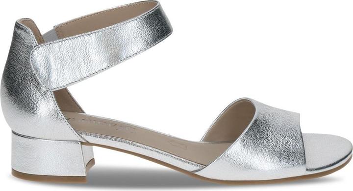 Silver metal.