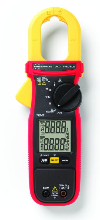 Sicherheitsmessleitungen · Temperaturfühler Typ K · Batterien · Tasche · Bedienungsanleitung.