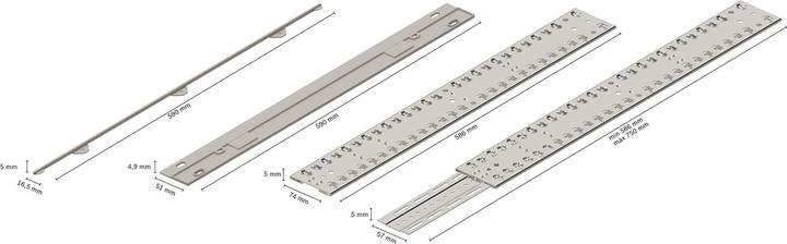 Image du produit Neff Z788BI00 Barre de jonction pour façades divisées