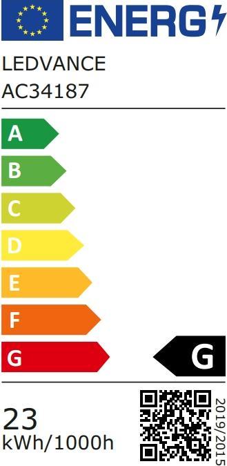 Energie-Label Osram Lumilux T9 C (G10q, 22 W, 1350 lm, 1 x, G)