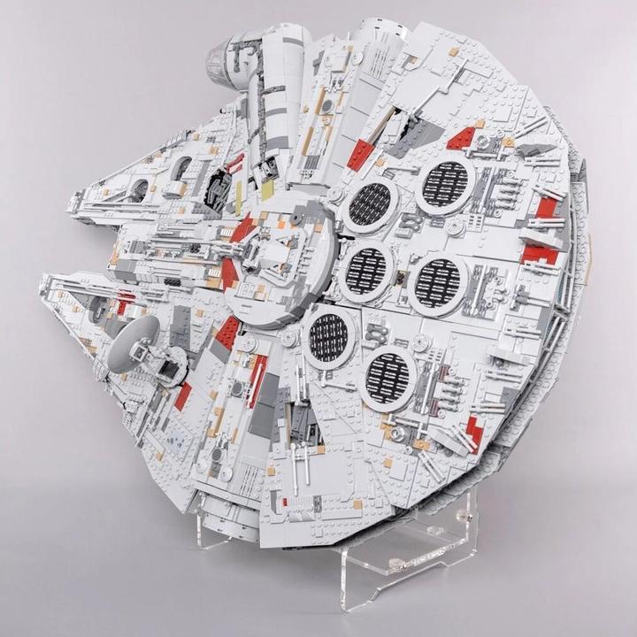 Immagine prodotto iDisplayit Supporto acrilico 2 in 1 per LEGO® 75192 Star Wars UCS Millennium Falcon
