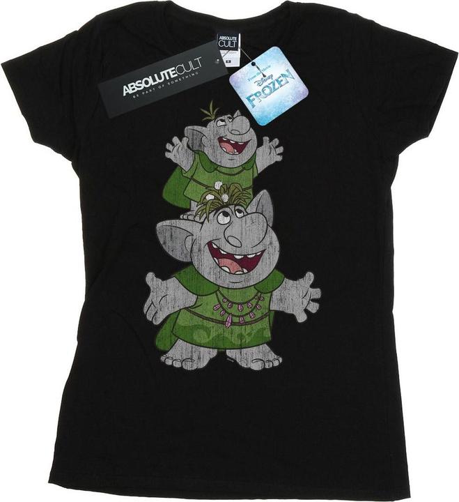 Image du produit Disney - T-shirt FROZEN HANDSTACKING TROLLS - Femme (M)