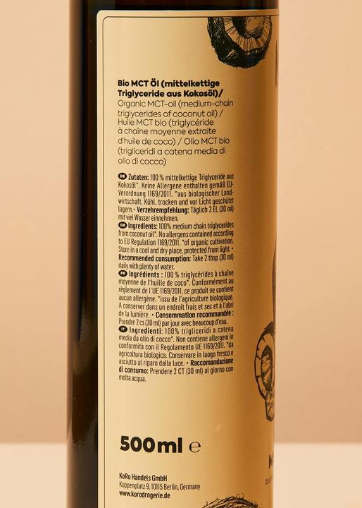 Produktbild KoRo Mct (500 ml)