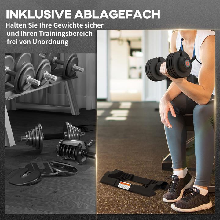 Actual product image Jamb Kurzhantel mit verstellbarem Gewicht (1 x 10 kg)