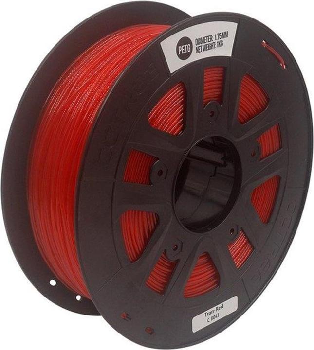 Anycubic PETG 1.75 mm 1 kg. Transparent red (1.75 mm, 1000 g, Transparent)