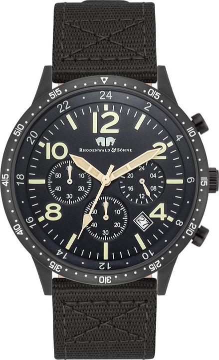 Actual product image Men's Chronograph Flight Captain Nylon Green - 34128 (Chronograph, 43.80 mm)