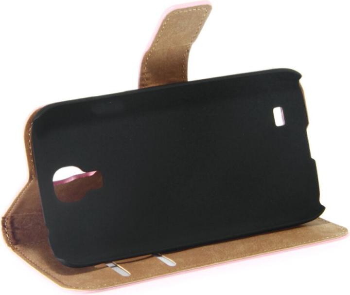 Produktbild OEM Slim Leder Book Case Galaxy S4 - rosa 4250710503803 (Samsung Galaxy S4, Samsung Galaxy S4 Active)