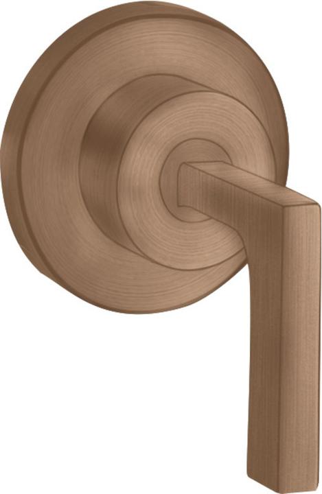 Actual product image hansgrohe Axor Citterio flush-mounted shut-off valve with lever handle DN15 / DN20