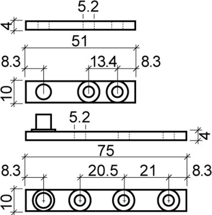 Produktbild OK-Line Zapfenbänder