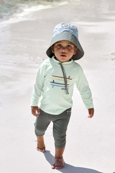 Actual product image Lässig Badehose Kinder Lang (UV-Schutz) deep olive (80)