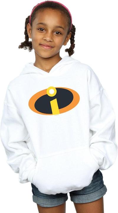 Actual product image Disney Girls The Incredibles Costume Logo Hoodie (128)