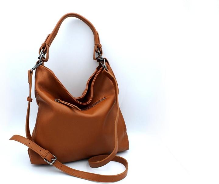 Only-Bags.Store Ledertasche, weiche Lederhandtasche, Lederhandtasche, Hobo Soft Bag