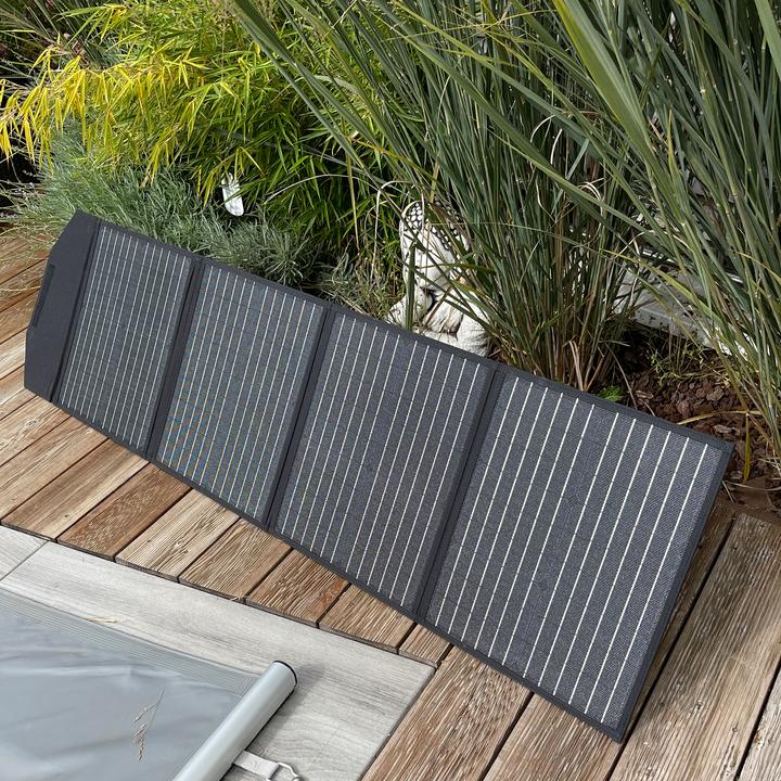 Immagine prodotto XCell Pannello solare 100W pieghevole max. 18 Volt, il pannello solare pieghevole con corrente di carica (100 W, 4.10 kg)