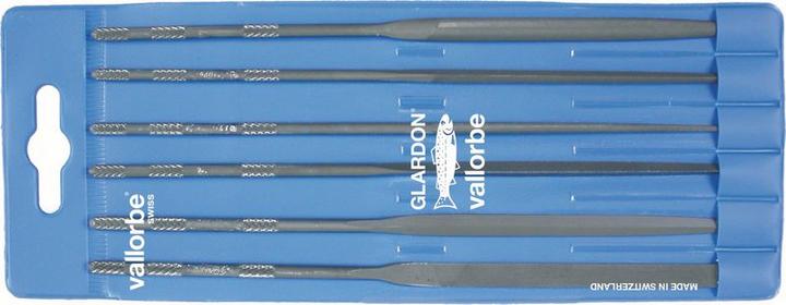 Produktbild Vallorbe Sortiment Nadelfeilen 6-teilig (Hieb 2, 180 mm)