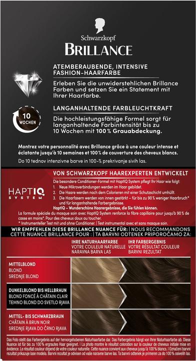 Image du produit Schwarzkopf Brillance Crème colorante intensive (Marron)