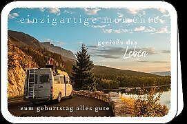 Immagine prodotto Edition Gollong Doppelkarte / Zum Geburtstag (Camper) / quer