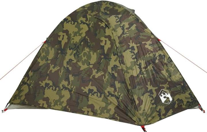 Actual product image VidaXL Dome camping tent 3 person camouflage pattern waterproof (Dome tent, 2.90 kg, 3 persons)