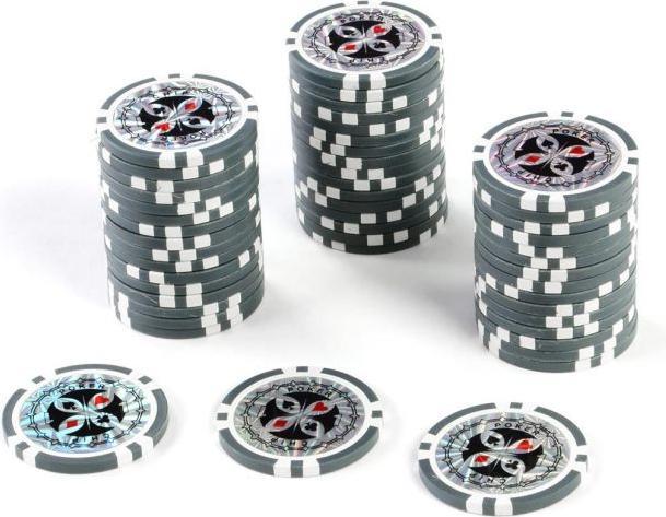 Actual product image Ultimate Poker Chips 25 pieces with value 1 (laser chip)