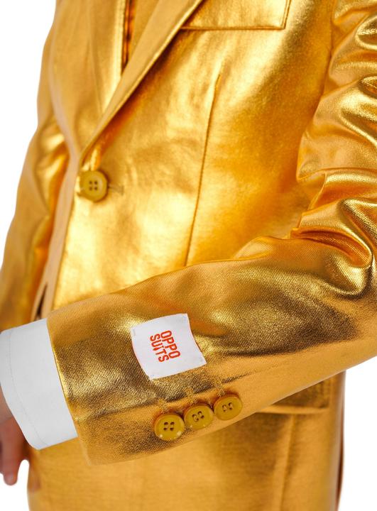 Produktbild OppoSuits Boys Groovy Gold Anzug für Kinder (92, 98)