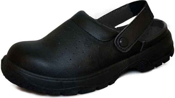 Actual product image Comfort Grip Unisex Adult Press Stud Strap Clogs (42)