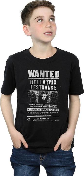 Image du produit Garçons - Bellatrix Lestrange Wanted Poster - T-shirt en coton (140, 146)