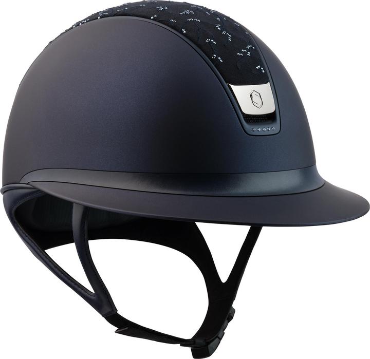Actual product image Samshield riding helmet custom miss shadowmatt crystal leaf 5 swarovski (M)