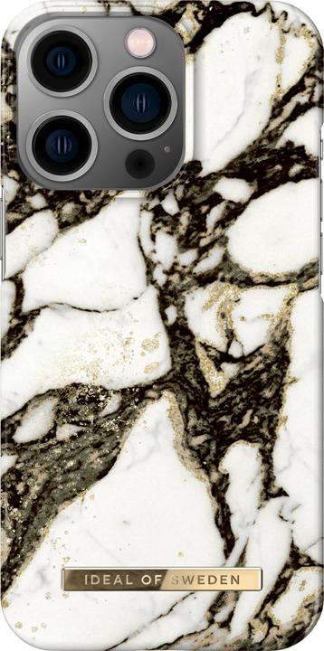 Actual product image iDeal Of Sweden Designer Hard Cover Calacatta Golden Marble (Apple iPhone 13 Pro)