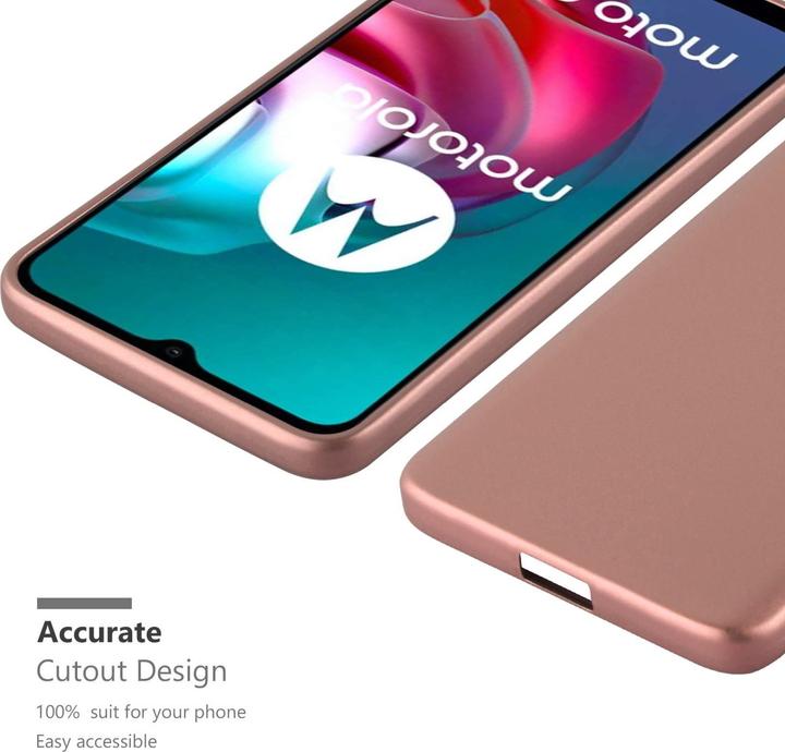 Produktbild Cadorabo TPU Matt Metallic Hülle (Motorola Moto G10, Motorola Moto G30)
