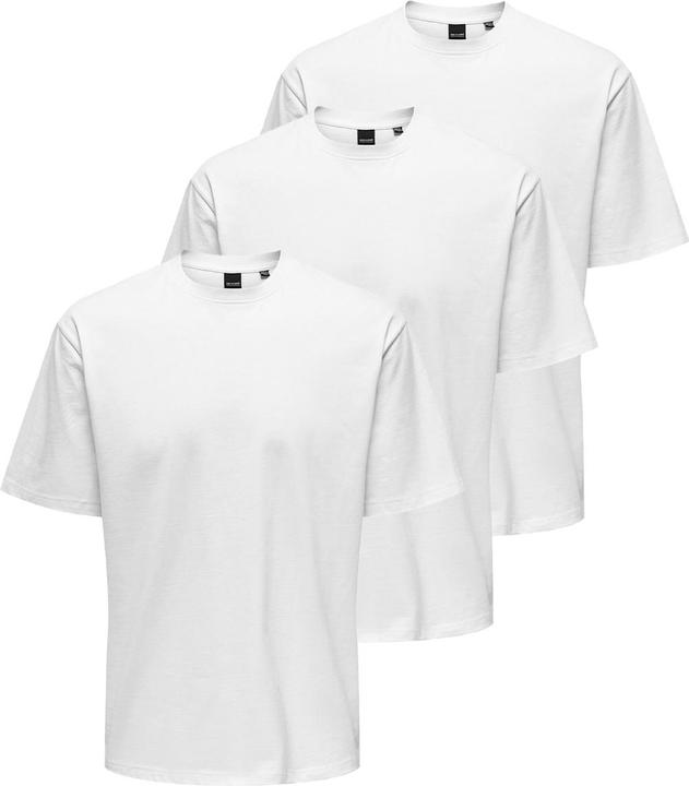 Produktbild Only & Sons 3er Pack Onsfred T-Shirt (S)