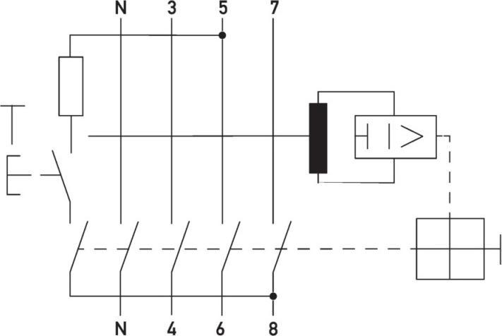 Actual product image Doepke GmbH Fi circuit breaker A 4p 440V 63A 0.5A 4TE REG DIN rail 10kA 0 (DFS4063-4/0,50-A)