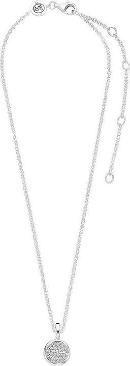 Immagine prodotto Ti Sento Milano Collana con ciondolo rotondo e zirconi 6720ZI (Argento 925, 45 cm)