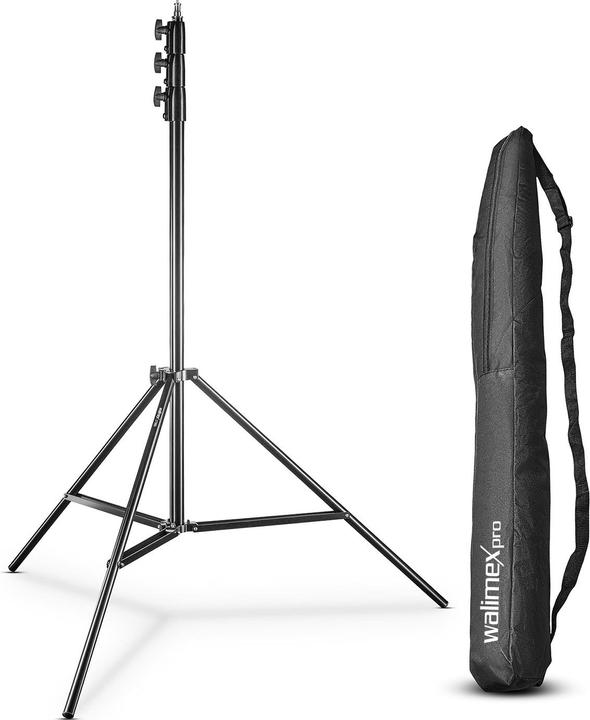 Immagine prodotto Walimex pro pro lampada treppiede AIR con smorzamento dell'aria (355 cm, 8 kg)