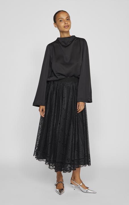 Actual product image Vila High Neck Top with Long Sleeves (38)