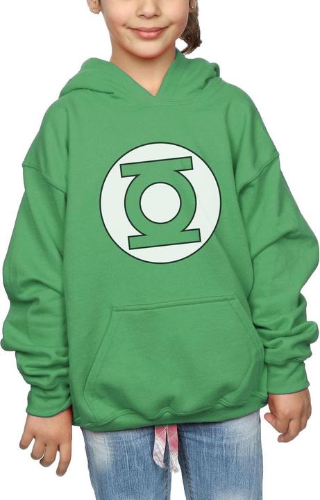 Actual product image Girls Green Lantern Logo Hoodie (116)