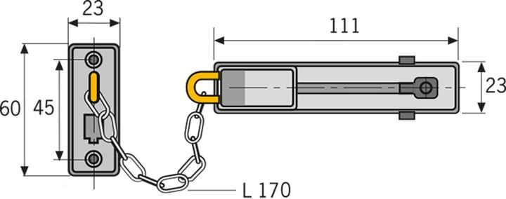 Produktbild Abus Türsperrkette (Eingangstür, Indoor)