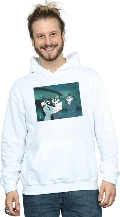 Produktbild Looney Tunes Bugs Bunny Sylvester Letter Kapuzenpullover (XL)