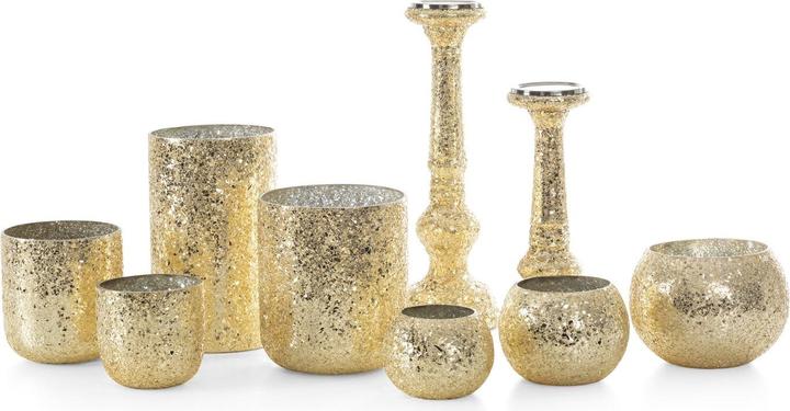 Actual product image Eurofirany Melia Pot mit künstlerischem Glas mit rissigem Effekt ging ∅ 14 x 15 cm