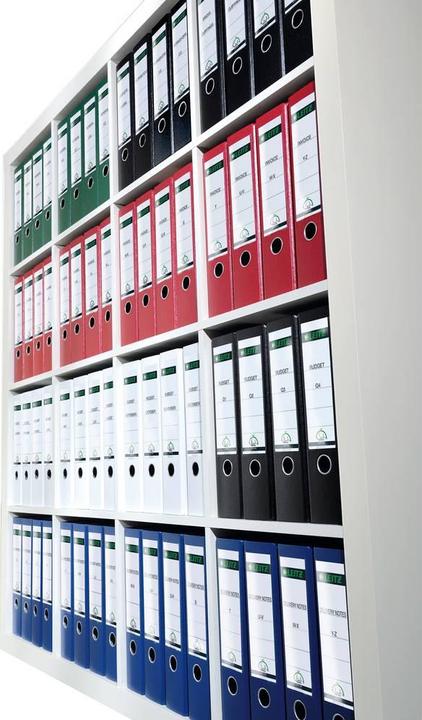 Actual product image Leitz PC inscribable spine labels for quality folders 180°.